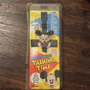 Disney Mickey Mouse Talking Time Interactive Toy - Red, Yellow, Black